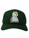 Doge to the Moon Adult Baseball Cap Hat-Baseball Cap-TooLoud-Hunter-Green-One-Size-Fits-Most-Davson Sales