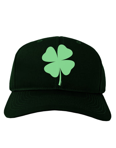 Lucky Four Leaf Clover St Patricks Day Adult Dark Baseball Cap Hat-Baseball Cap-TooLoud-Hunter-Green-One Size-Davson Sales