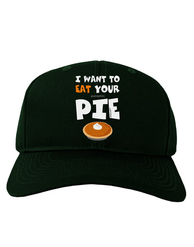 Eat Your Pie Adult Dark Baseball Cap Hat-Baseball Cap-TooLoud-Hunter-Green-One Size-Davson Sales