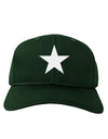 White Star Adult Dark Baseball Cap Hat, Dad Hat-Baseball Cap-TooLoud-Hunter-Green-One Size-Davson Sales