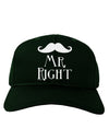 Mr Right Adult Dark Baseball Cap Hat-Baseball Cap-TooLoud-Hunter-Green-One Size-Davson Sales
