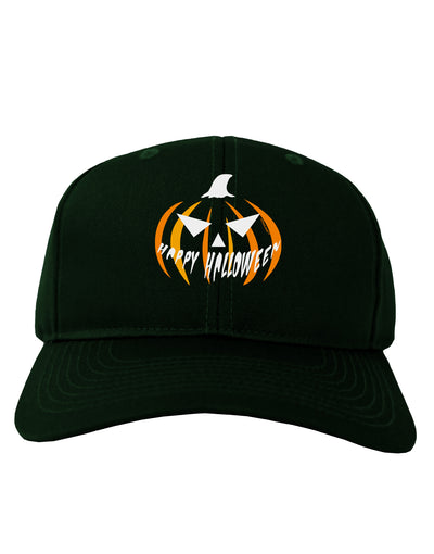 Happy Halloween Jack Adult Dark Baseball Cap Hat-Baseball Cap-TooLoud-Hunter-Green-One Size-Davson Sales