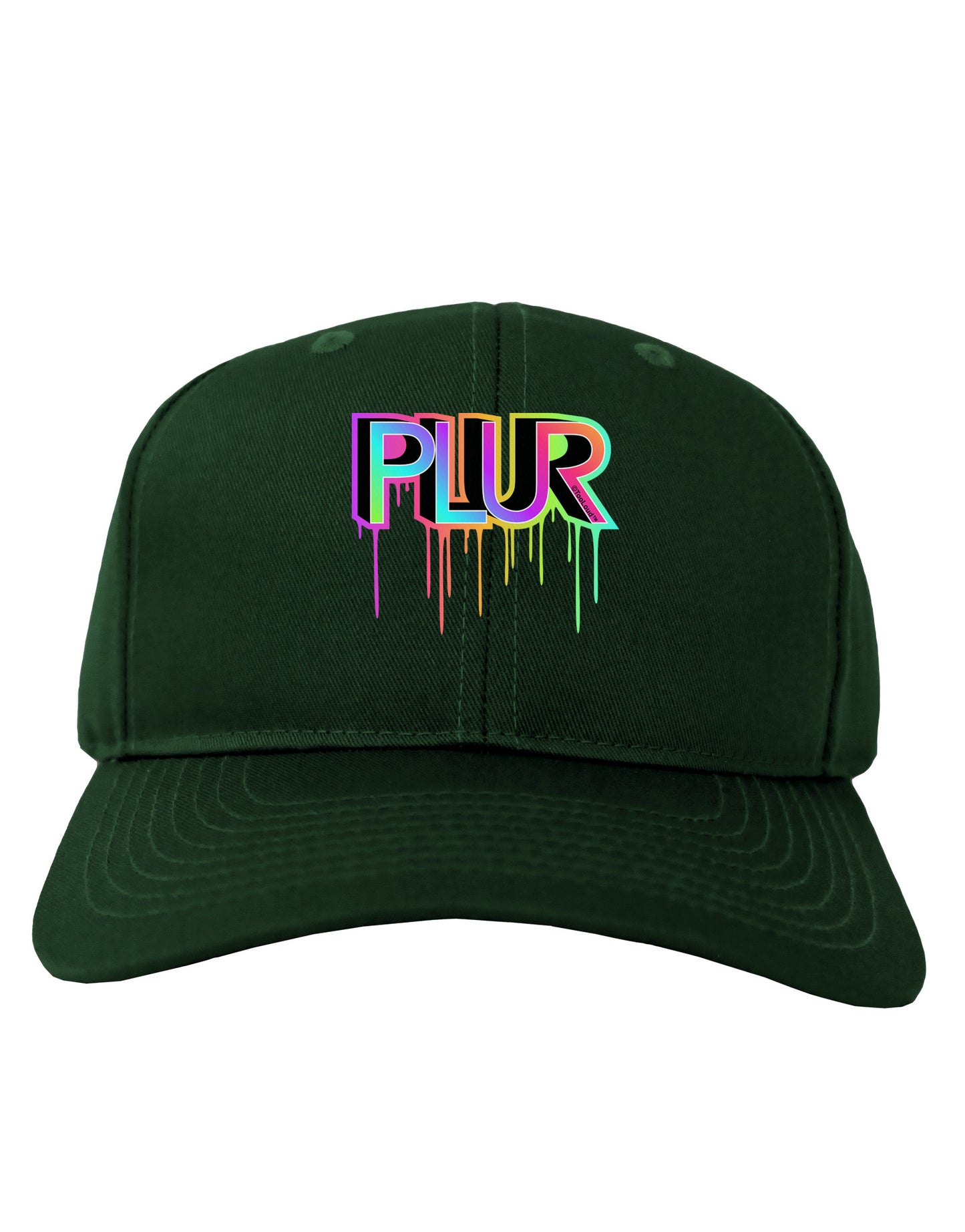 PLUR Paint Adult Dark Baseball Cap Hat-Baseball Cap-TooLoud-Hunter-Green-One Size-Davson Sales