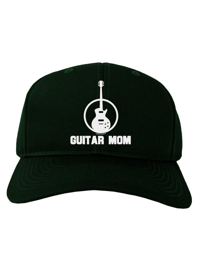 Guitar Mom - Mother's Day Design Adult Dark Baseball Cap Hat-Baseball Cap-TooLoud-Hunter-Green-One Size-Davson Sales