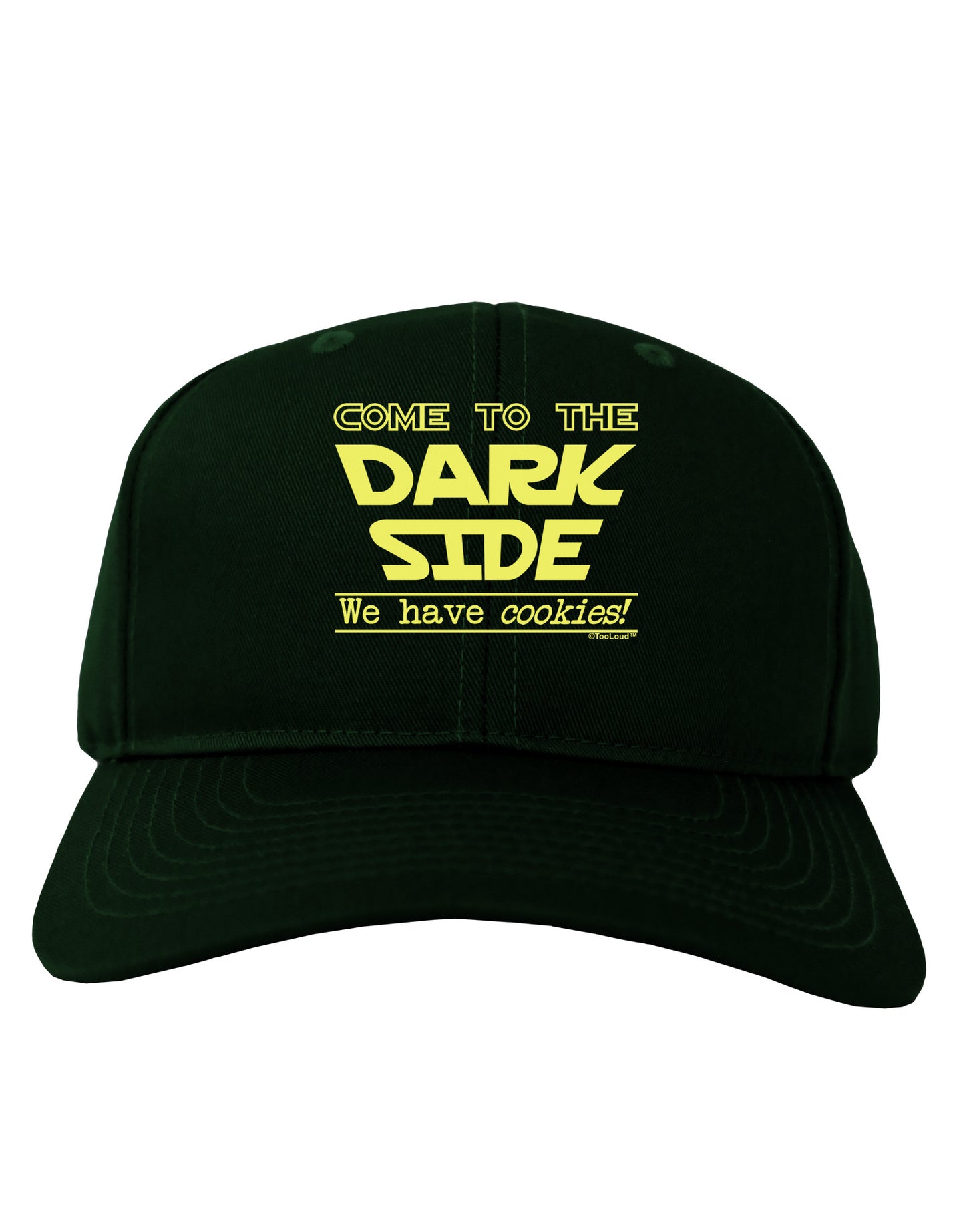Come To The Dark Side - Cookies Adult Dark Baseball Cap Hat by-Baseball Cap-TooLoud-Hunter-Green-One Size-Davson Sales