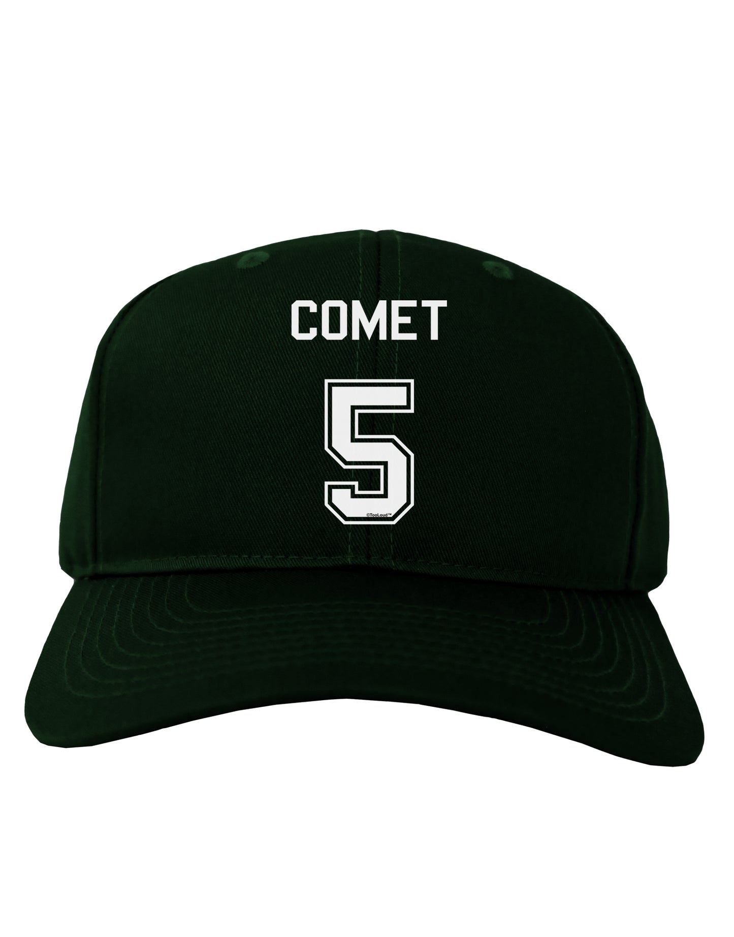 Reindeer Jersey - Comet 5 Adult Dark Baseball Cap Hat-Baseball Cap-TooLoud-Hunter-Green-One Size-Davson Sales