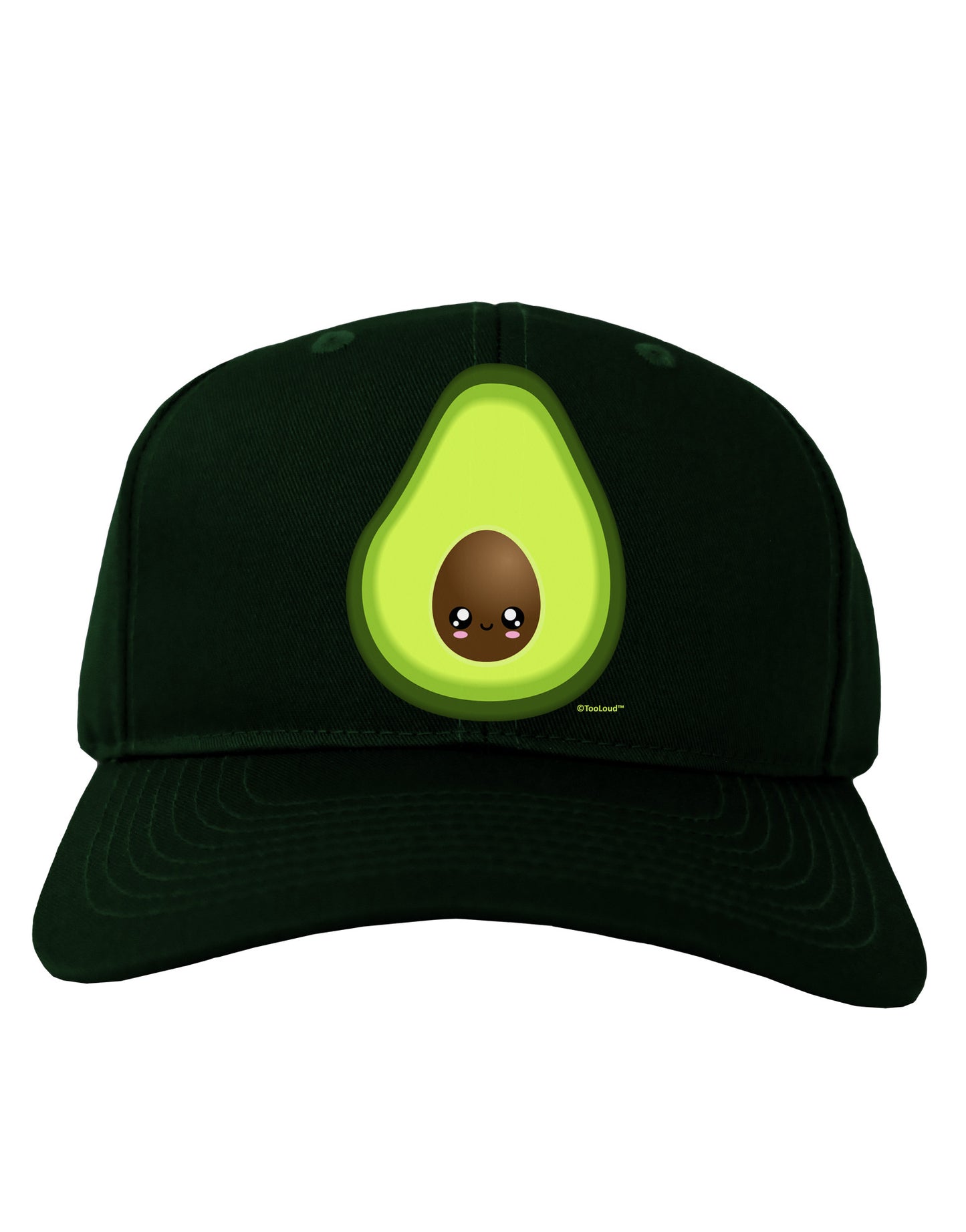 Cute Avocado Design Adult Dark Baseball Cap Hat-Baseball Cap-TooLoud-Hunter-Green-One Size-Davson Sales