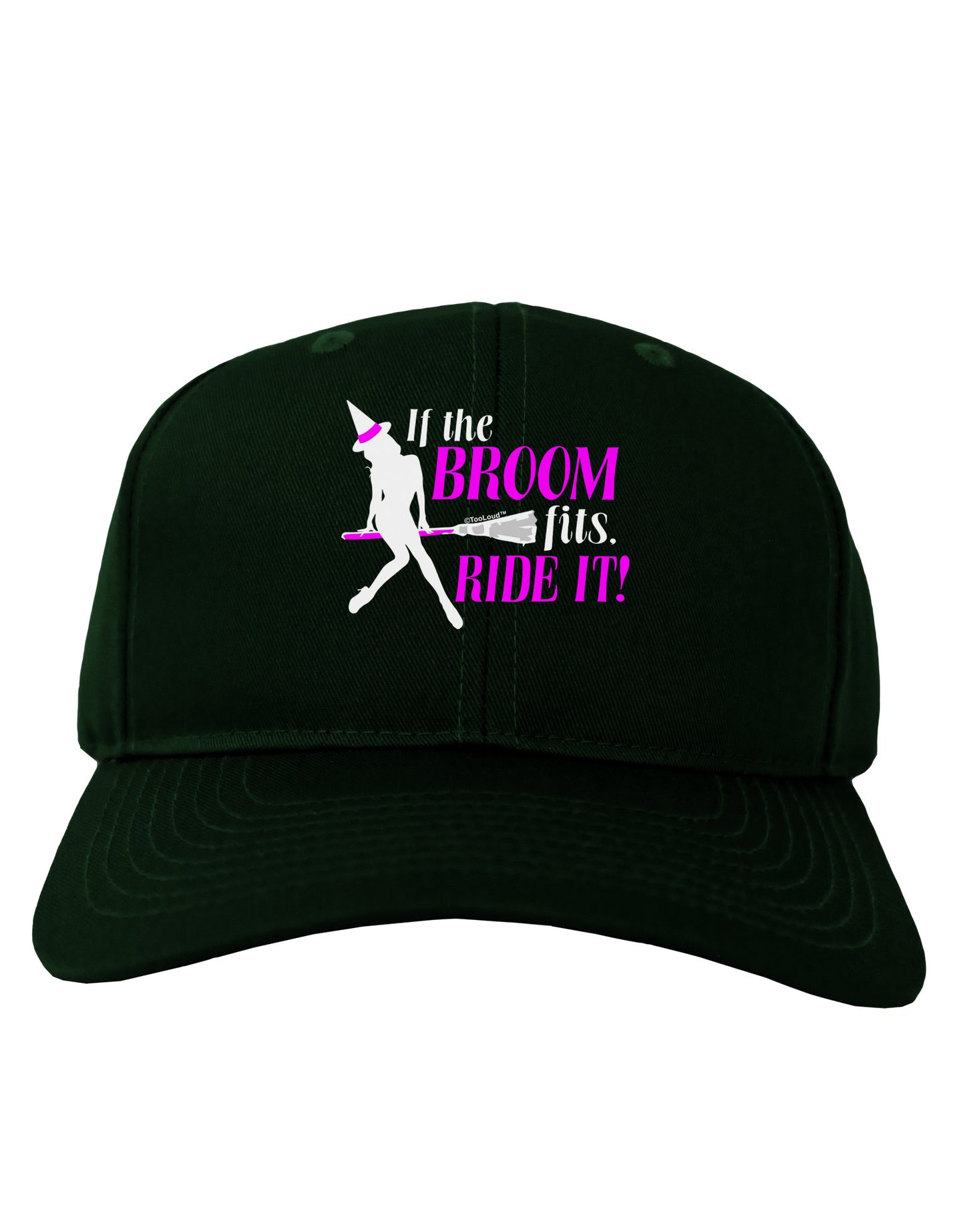 Ride It Purple Adult Dark Baseball Cap Hat-Baseball Cap-TooLoud-Hunter-Green-One Size-Davson Sales