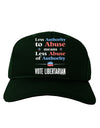 Libertarian Against Authority Abuse Adult Dark Baseball Cap Hat-Baseball Cap-TooLoud-Hunter-Green-One Size-Davson Sales