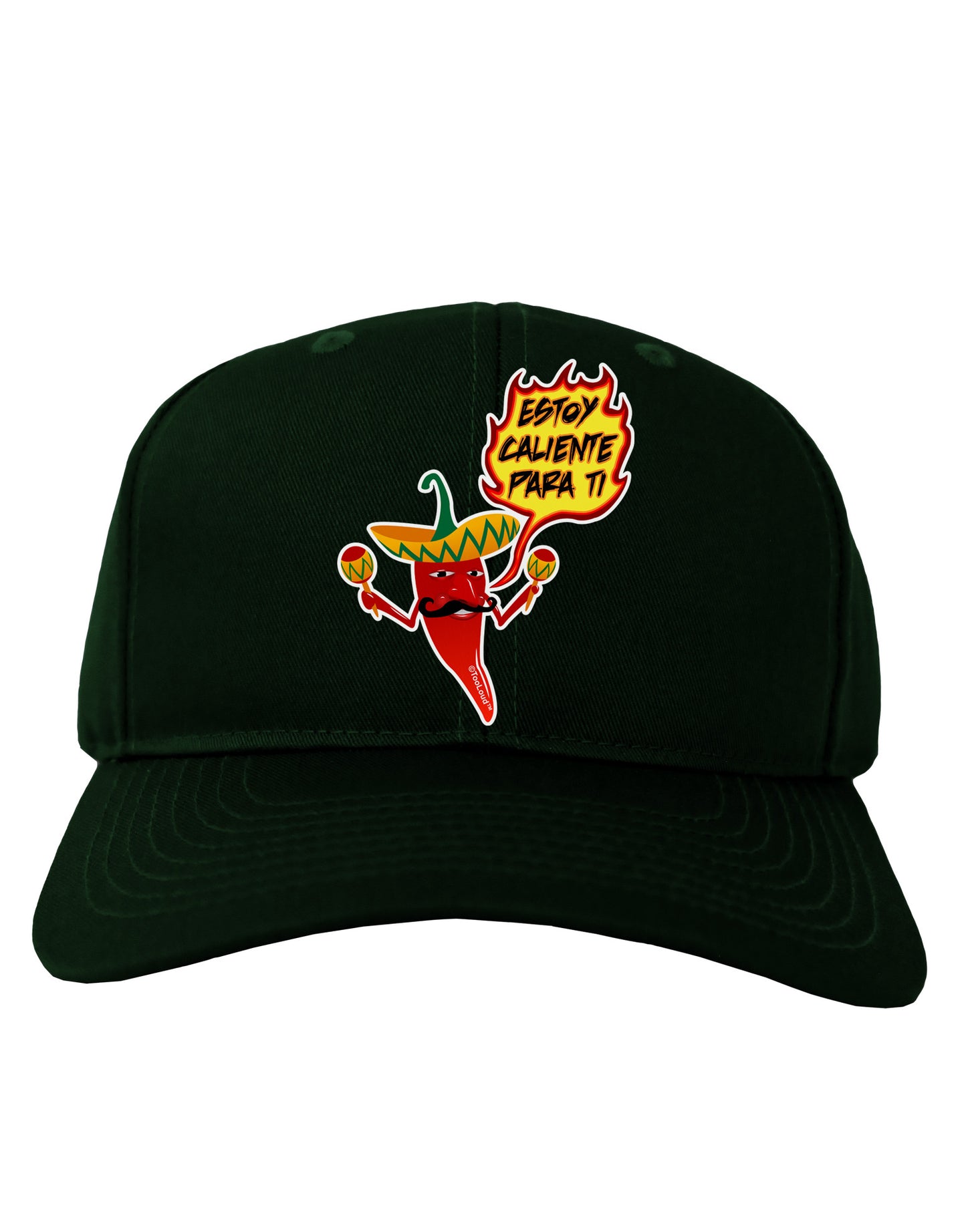 Estoy Caliente Para Ti Adult Dark Baseball Cap Hat-Baseball Cap-TooLoud-Hunter-Green-One Size-Davson Sales