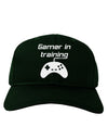 Gamer In Training BnW Adult Dark Baseball Cap Hat-Baseball Cap-TooLoud-Hunter-Green-One Size-Davson Sales