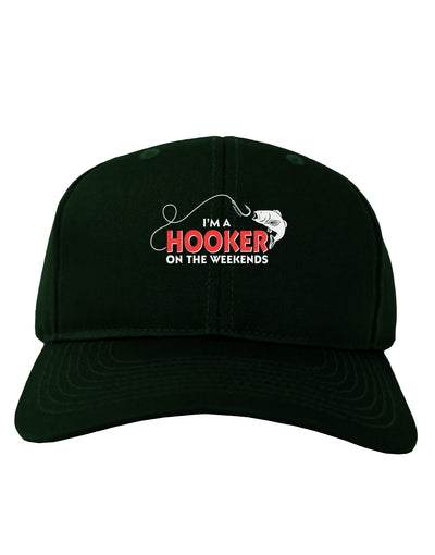 I'm A Hooker Adult Dark Baseball Cap Hat-Baseball Cap-TooLoud-Hunter-Green-One Size-Davson Sales