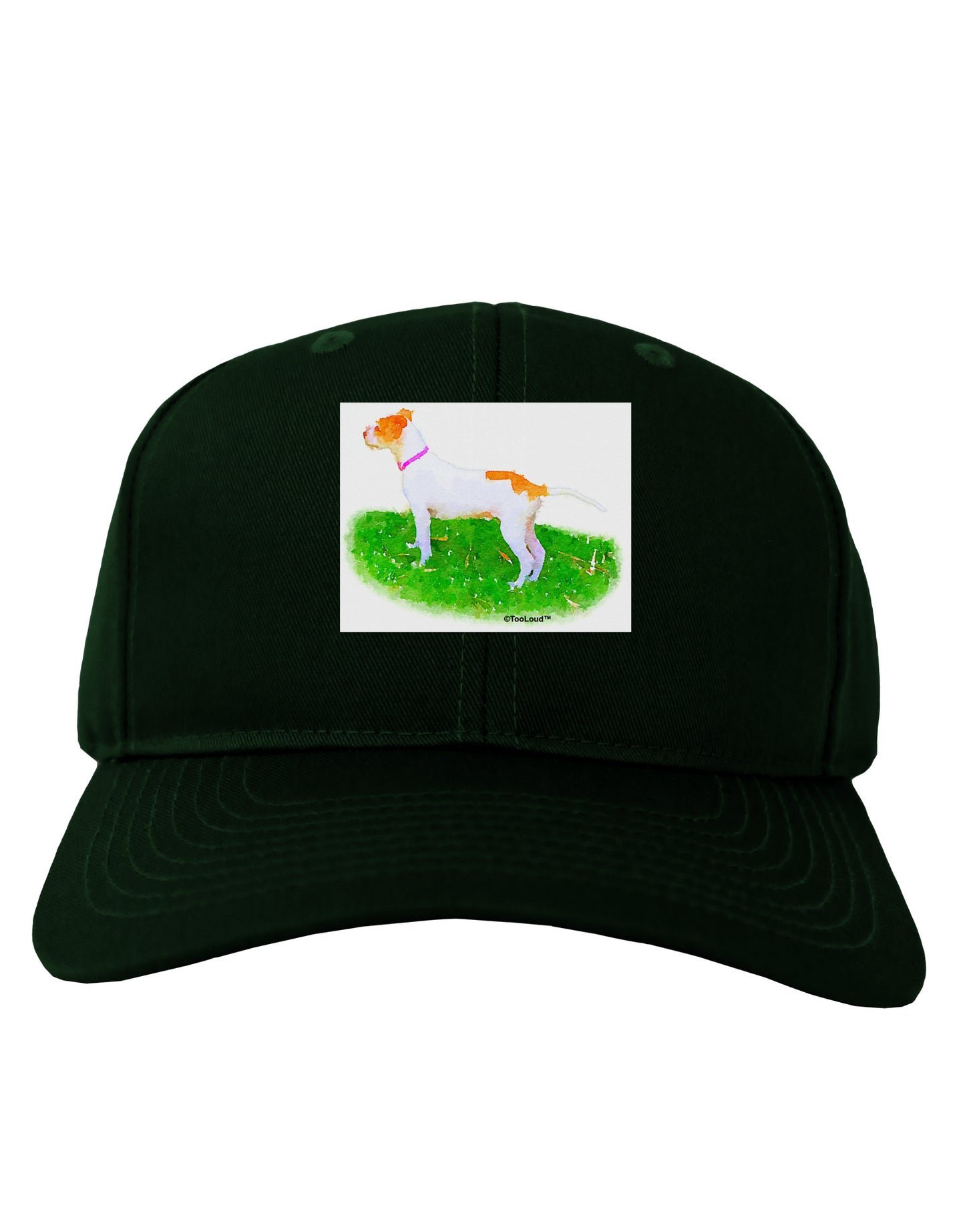 Vigilant Dog Watercolor Adult Dark Baseball Cap Hat-Baseball Cap-TooLoud-Hunter-Green-One Size-Davson Sales