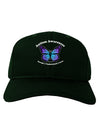 Autism Awareness - Puzzle Piece Butterfly Adult Dark Baseball Cap Hat-Baseball Cap-TooLoud-Hunter-Green-One Size-Davson Sales