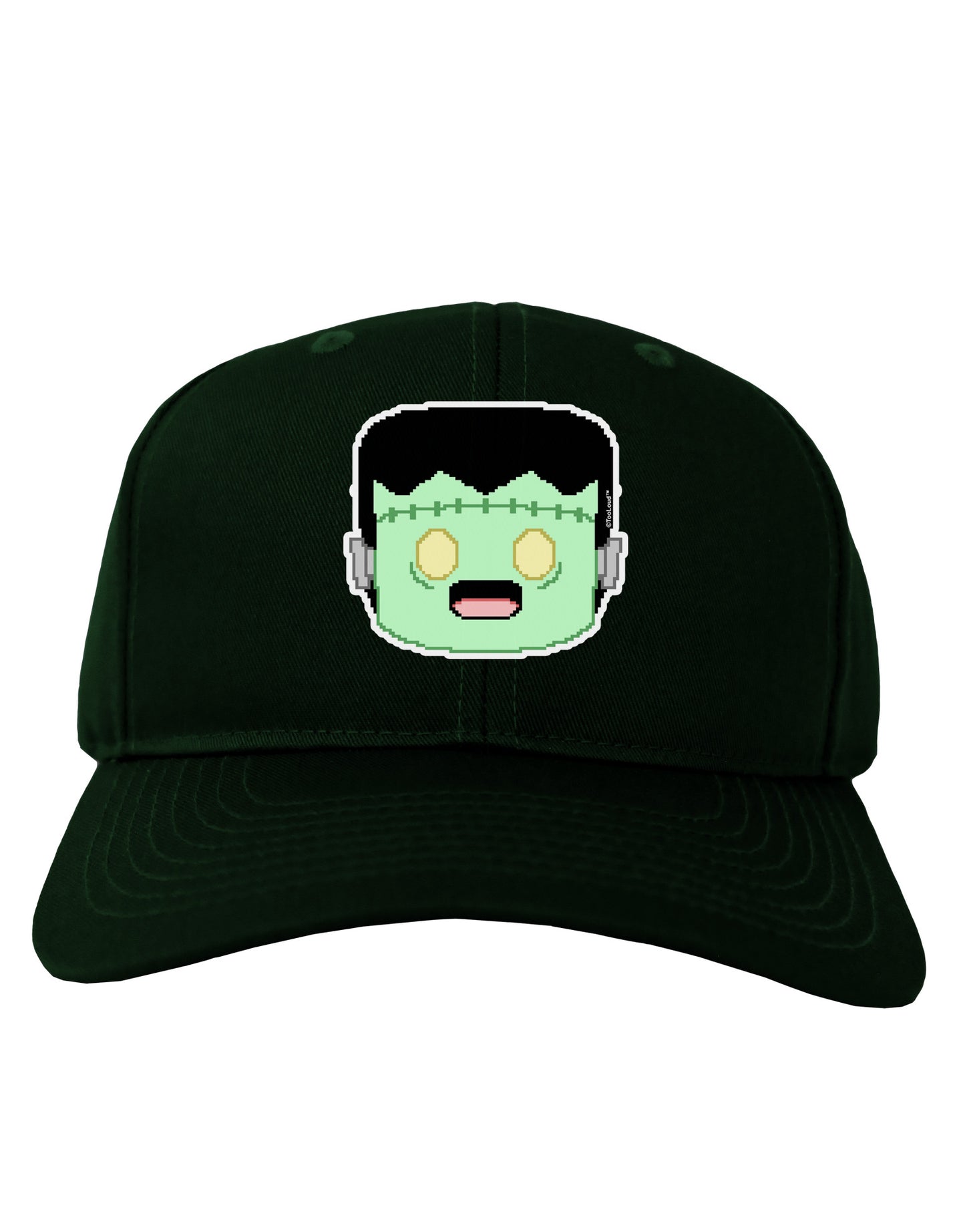 Cute Pixel Monster Adult Dark Baseball Cap Hat-Baseball Cap-TooLoud-Hunter-Green-One Size-Davson Sales