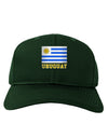 Uruguay Flag Dark Adult Dark Baseball Cap Hat-Baseball Cap-TooLoud-Hunter-Green-One Size-Davson Sales