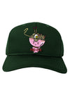 TooLoud Matching Pho Eva Pink Pho Bowl Adult Dark Baseball Cap Hat-Baseball Cap-TooLoud-Hunter-Green-One-Size-Fits-Most-Davson Sales