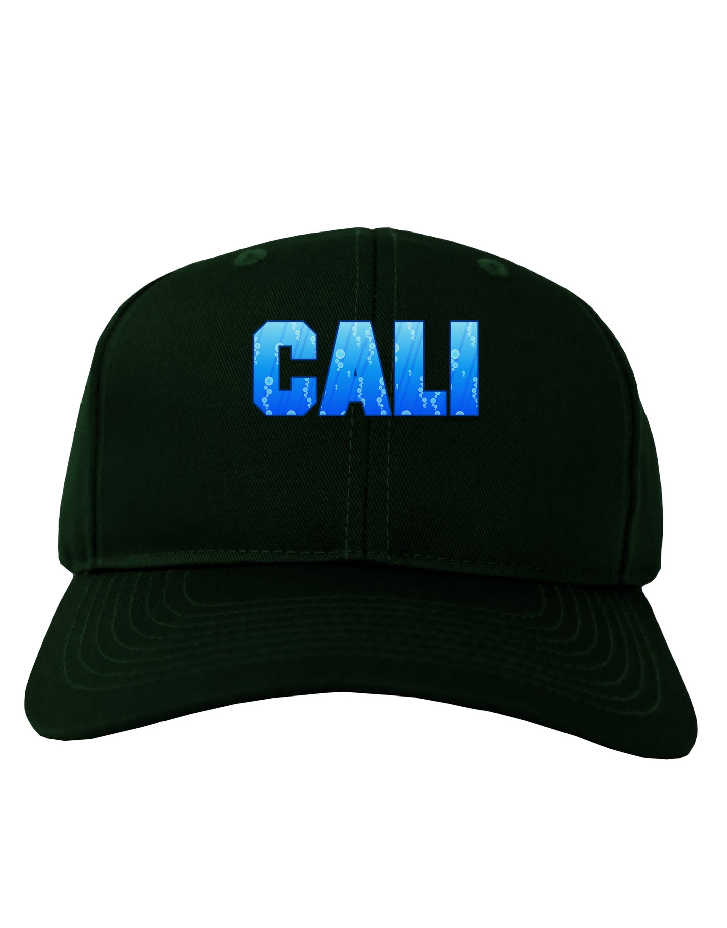 Cali Ocean Bubbles Adult Dark Baseball Cap Hat by TooLoud-Baseball Cap-TooLoud-Hunter-Green-One Size-Davson Sales