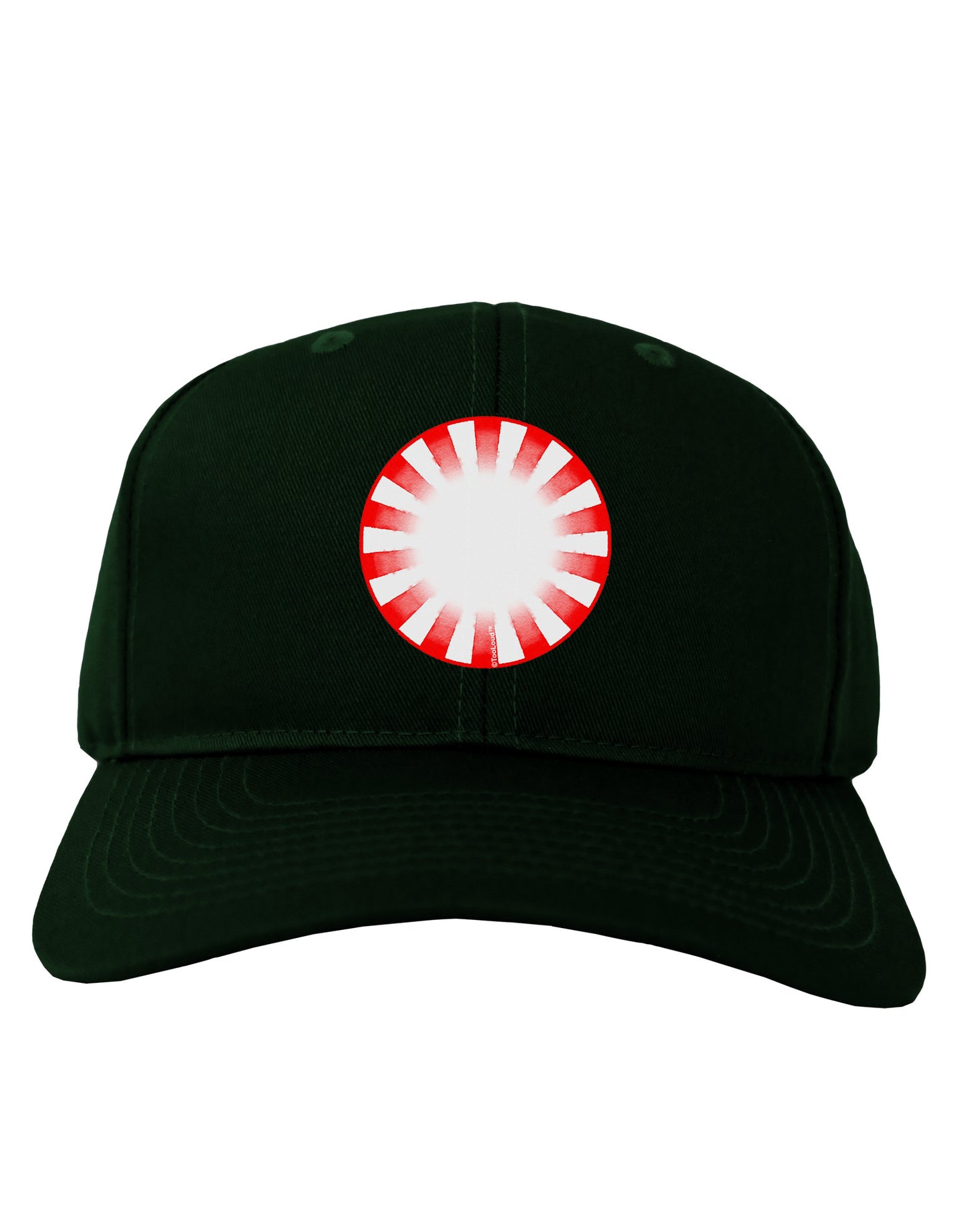 Watercolor Peppermint Adult Dark Baseball Cap Hat-Baseball Cap-TooLoud-Hunter-Green-One Size-Davson Sales