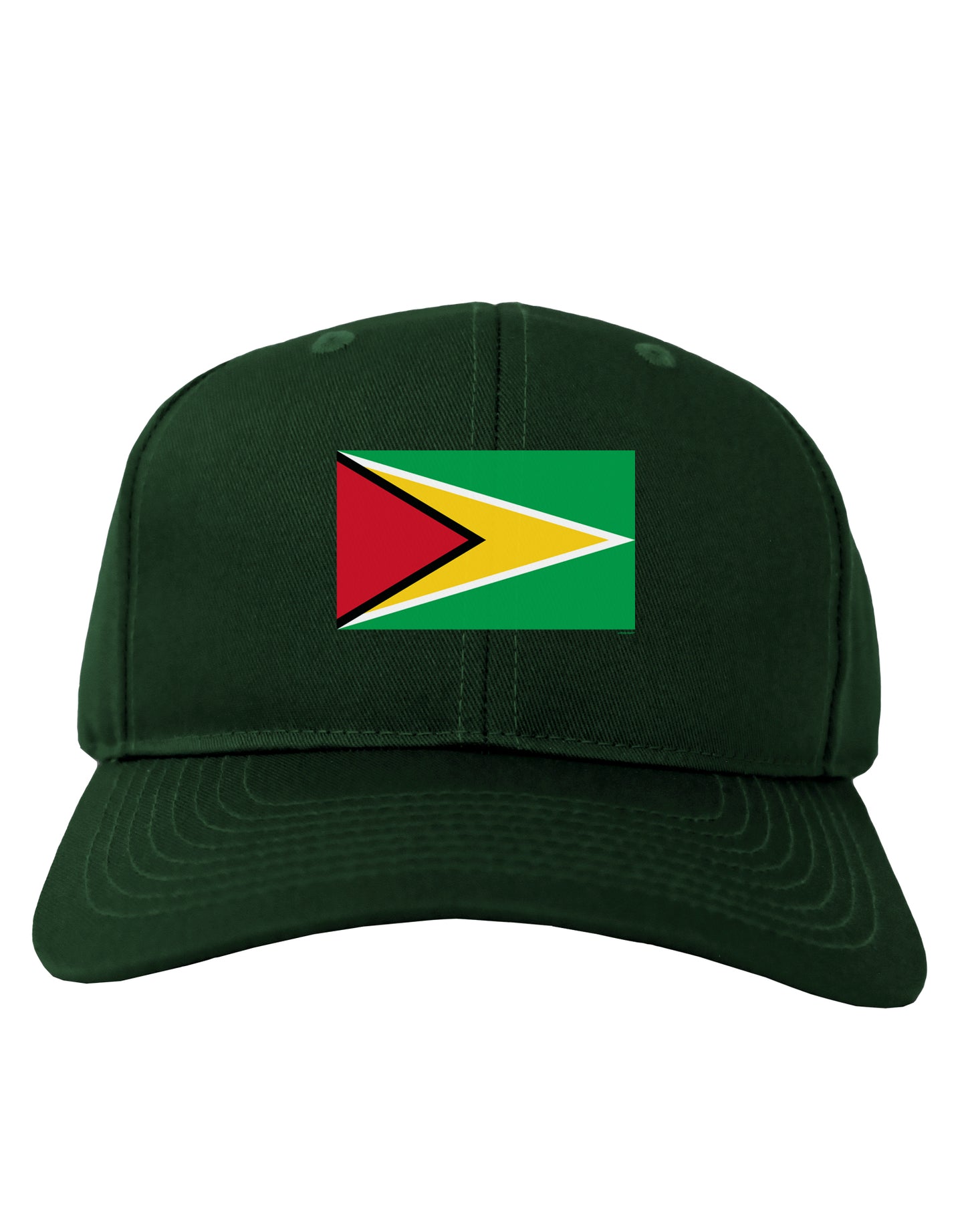 TooLoud Guyana Flag Dark Adult Dark Baseball Cap Hat-Baseball Cap-TooLoud-Hunter-Green-One-Size-Fits-Most-Davson Sales