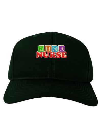 Nicu Nurse Adult Dark Baseball Cap Hat-Baseball Cap-TooLoud-Hunter-Green-One Size-Davson Sales