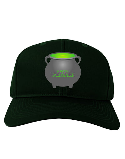 Witches Cauldron Happy Halloween Adult Dark Baseball Cap Hat-Baseball Cap-TooLoud-Hunter-Green-One Size-Davson Sales