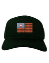 American Bacon Flag Adult Dark Baseball Cap Hat-Baseball Cap-TooLoud-Hunter-Green-One Size-Davson Sales