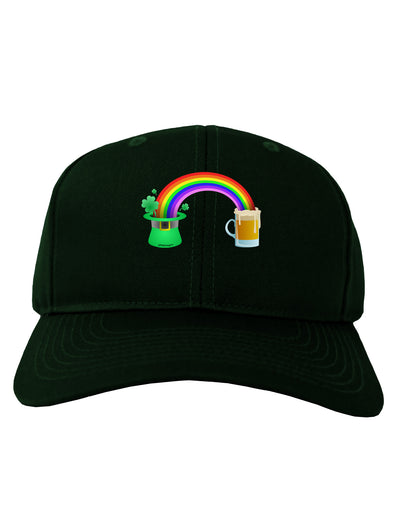 End Of The Rainbow - Beer Adult Dark Baseball Cap Hat-Baseball Cap-TooLoud-Hunter-Green-One Size-Davson Sales