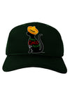 Happy Cinco de Meow - Cinco de Mayo Cat Adult Dark Baseball Cap Hat by TooLoud-Baseball Cap-TooLoud-Hunter-Green-One Size-Davson Sales