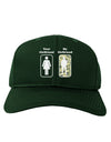 TooLoud Your Girlfriend My Girlfriend Military Adult Dark Baseball Cap Hat-Baseball Cap-TooLoud-Hunter-Green-One Size-Davson Sales