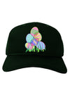 Gel Look Easter Eggs Adult Dark Baseball Cap Hat-Baseball Cap-TooLoud-Hunter-Green-One Size-Davson Sales