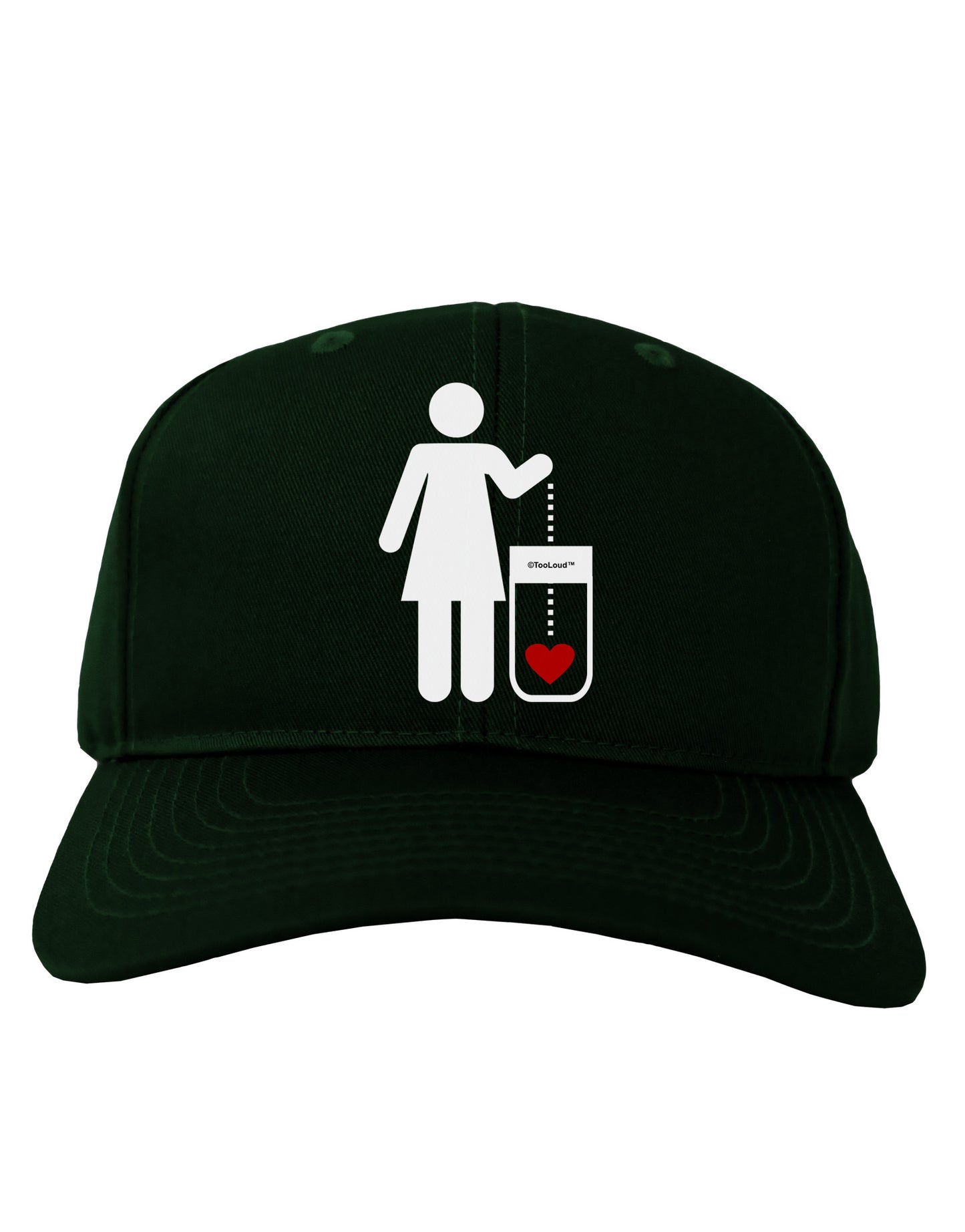 Single and Happy - Single Woman Adult Dark Baseball Cap Hat by TooLoud-Baseball Cap-TooLoud-Hunter-Green-One Size-Davson Sales