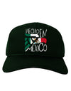 Hecho en Mexico Design - Mexican Flag Adult Dark Baseball Cap Hat by TooLoud-Baseball Cap-TooLoud-Hunter-Green-One Size-Davson Sales