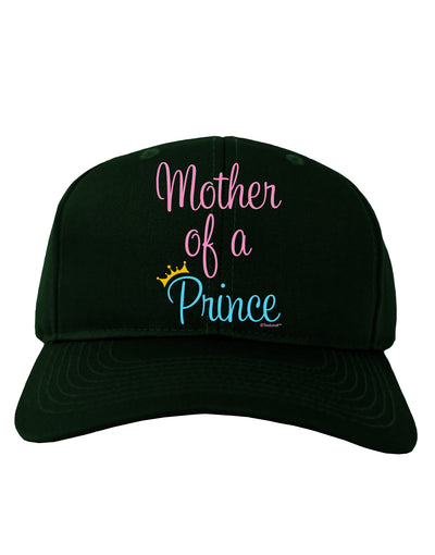 Mother of a Prince - Matching Mom and Son Design Adult Dark Baseball Cap Hat by TooLoud-Baseball Cap-TooLoud-Hunter-Green-One Size-Davson Sales