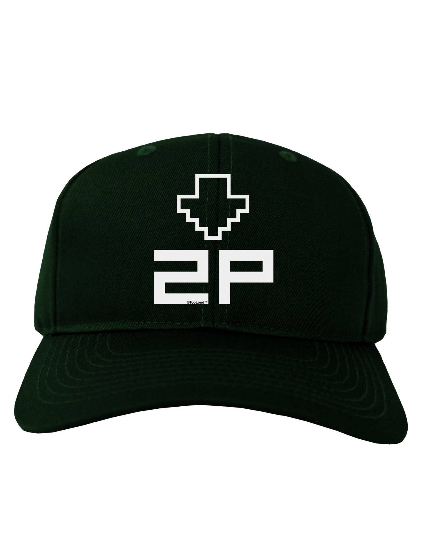 Player Two Selection Icon Adult Dark Baseball Cap Hat-Baseball Cap-TooLoud-Hunter-Green-One Size-Davson Sales