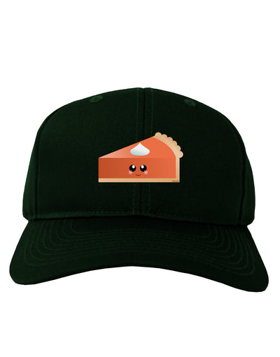 Cute Pumpkin Pie Thanksgiving Adult Dark Baseball Cap Hat-Baseball Cap-TooLoud-Hunter-Green-One Size-Davson Sales