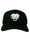 Cute Dalmatian Dog Adult Dark Baseball Cap Hat by TooLoud-Baseball Cap-TooLoud-Hunter-Green-One Size-Davson Sales