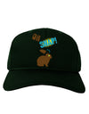 TooLoud Oh Snap Chocolate Easter Bunny Adult Dark Baseball Cap Hat-Baseball Cap-TooLoud-Hunter-Green-One Size-Davson Sales