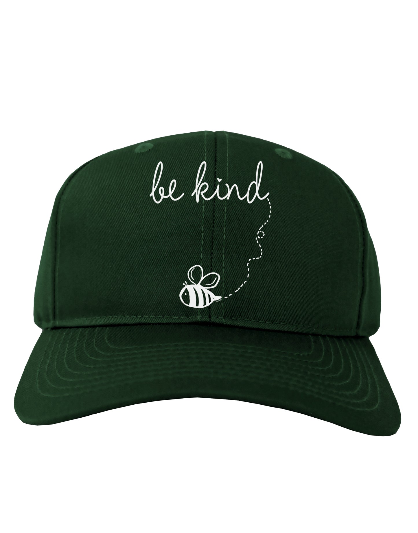 TooLoud Be Kind Dark Adult Dark Baseball Cap Hat-Baseball Cap-TooLoud-Hunter-Green-One-Size-Fits-Most-Davson Sales