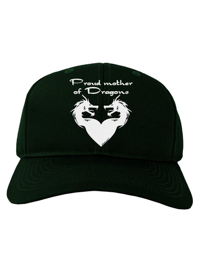 Proud Mother of Dragons Adult Dark Baseball Cap Hat-Baseball Cap-TooLoud-Hunter-Green-One Size-Davson Sales