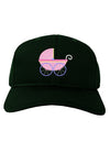 Baby Girl Carriage Adult Dark Baseball Cap Hat-Baseball Cap-TooLoud-Hunter-Green-One Size-Davson Sales