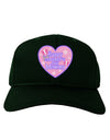 Happy First Mother's Day Mommy - Pink Adult Dark Baseball Cap Hat by TooLoud-Baseball Cap-TooLoud-Hunter-Green-One Size-Davson Sales