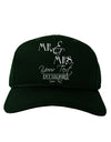 Personalized Mr and Mrs -Name- Established -Date- Design Adult Dark Baseball Cap Hat-Baseball Cap-TooLoud-Hunter-Green-One Size-Davson Sales