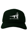 Bay Bridge Cutout Design - San Francisco Adult Dark Baseball Cap Hat by TooLoud-Baseball Cap-TooLoud-Hunter-Green-One Size-Davson Sales