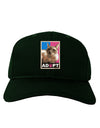 Adopt Cute Kitty Cat Adoption Adult Dark Baseball Cap Hat-Baseball Cap-TooLoud-Hunter-Green-One Size-Davson Sales