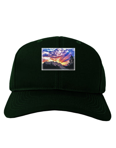 Colorado Rainbow Sunset Adult Dark Baseball Cap Hat-Baseball Cap-TooLoud-Hunter-Green-One Size-Davson Sales