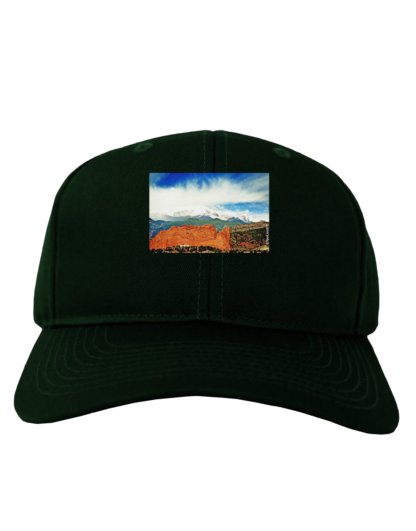 CO Beautiful View Adult Dark Baseball Cap Hat-Baseball Cap-TooLoud-Hunter-Green-One Size-Davson Sales