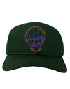 TooLoud No one can hurt me without my permission Ghandi Dark Adult Dark Baseball Cap Hat-Baseball Cap-TooLoud-Hunter-Green-One-Size-Fits-Most-Davson Sales