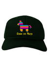 Colorful Pinata Design - Cinco de Mayo Adult Dark Baseball Cap Hat by TooLoud-Baseball Cap-TooLoud-Hunter-Green-One Size-Davson Sales