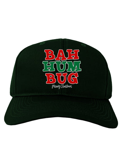 Bah Humbug Merry Christmas Adult Dark Baseball Cap Hat-Baseball Cap-TooLoud-Hunter-Green-One Size-Davson Sales